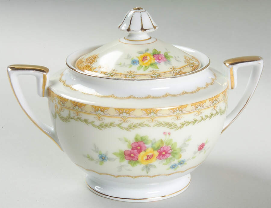 N119 Sugar Bowl & Lid by Noritake-1