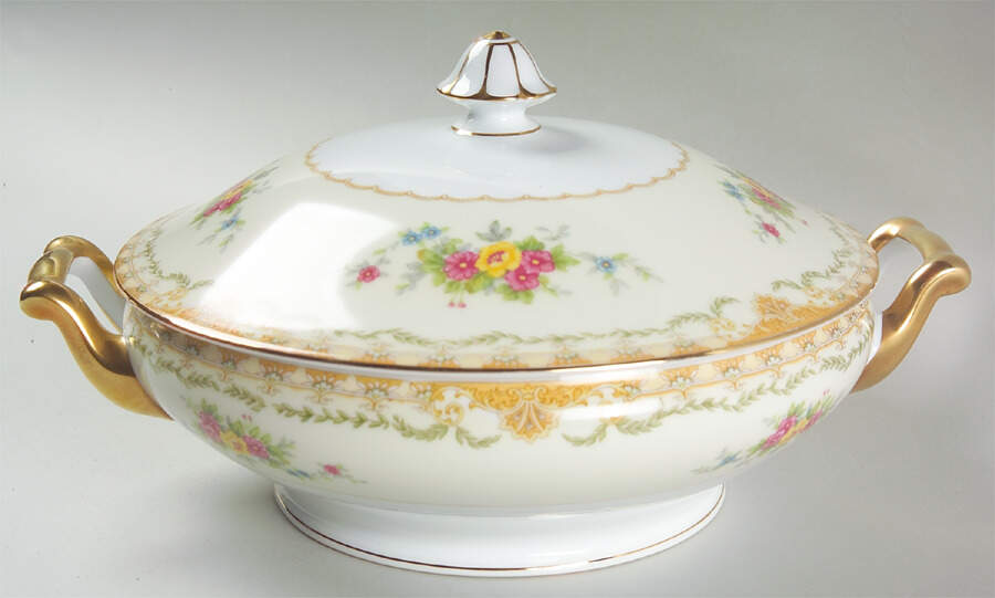 N119 Round Covered Vegetable by Noritake-1