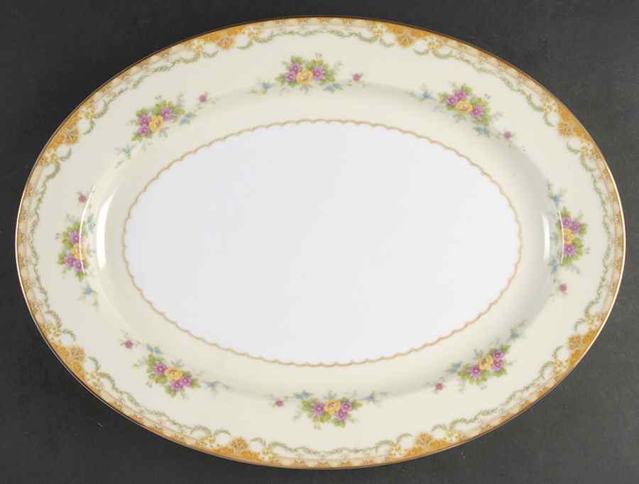 N119 16" Oval Serving Platter by Noritake-1