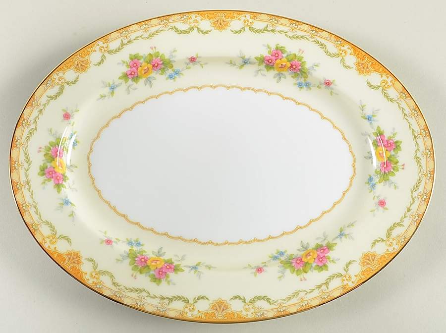 N119 11" Oval Serving Platter by Noritake-1