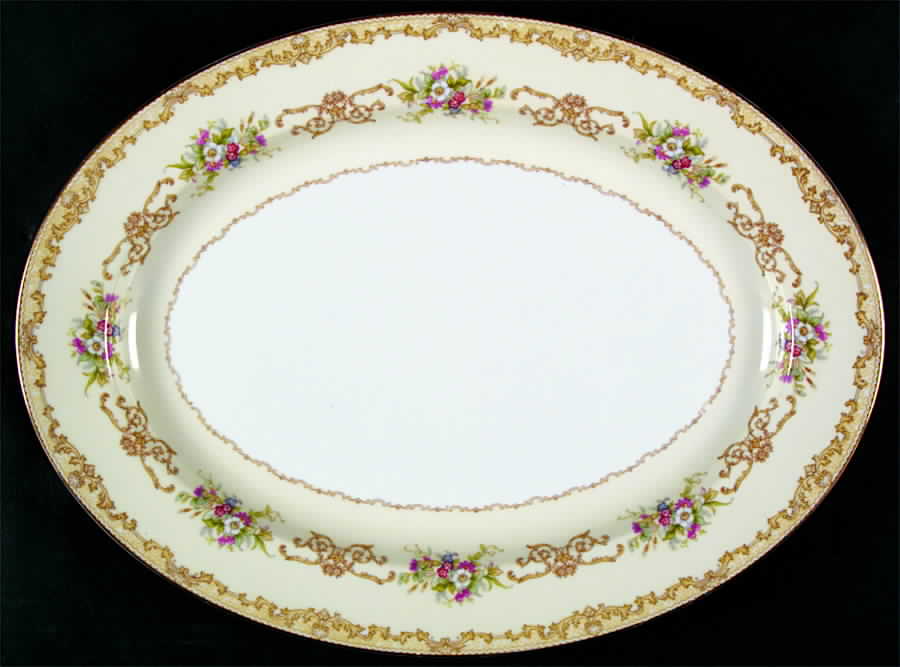 N120 16" Oval Serving Platter by Noritake-1