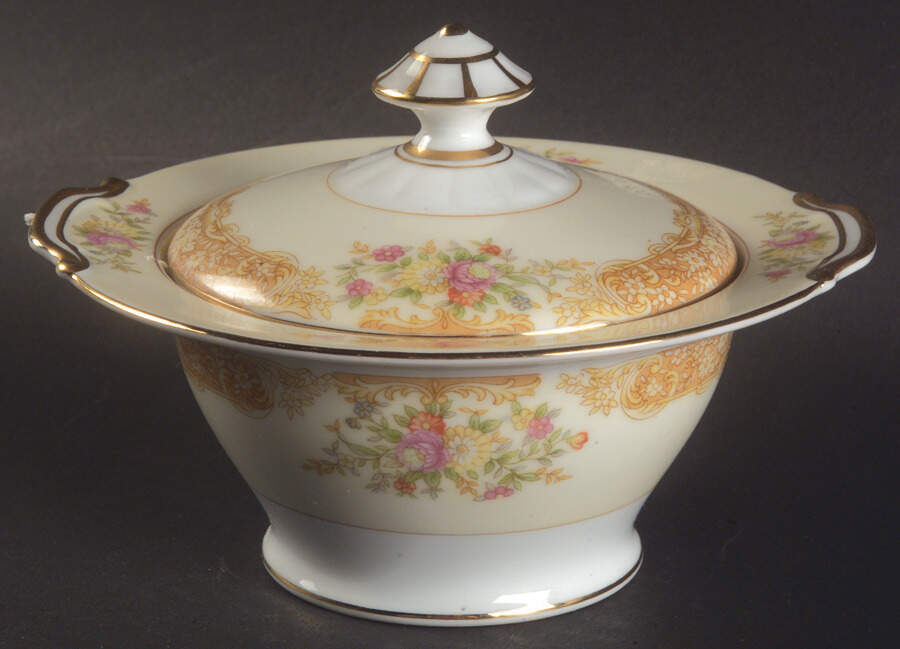 N123 Sugar Bowl & Lid by Noritake-1