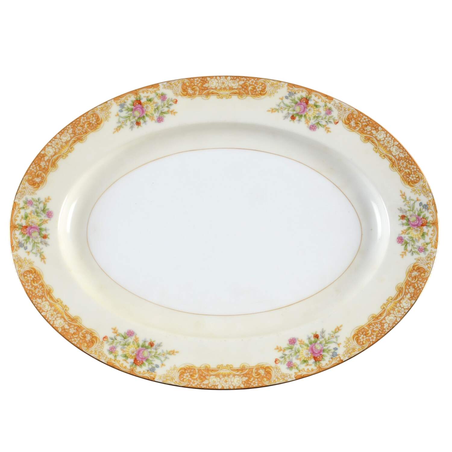 N123 11" Oval Serving Platter by Noritake-1
