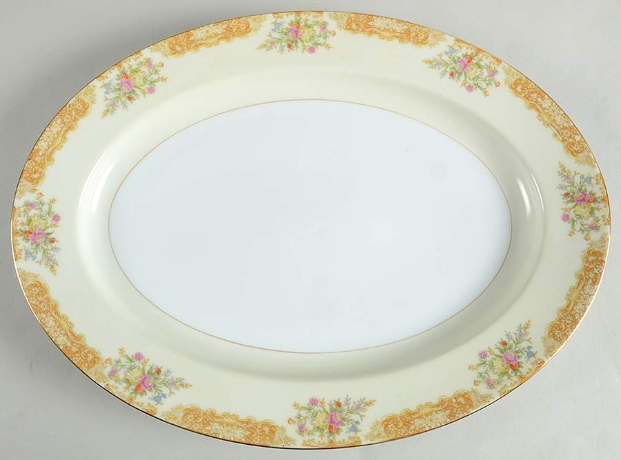 N123 16" Oval Serving Platter by Noritake-1