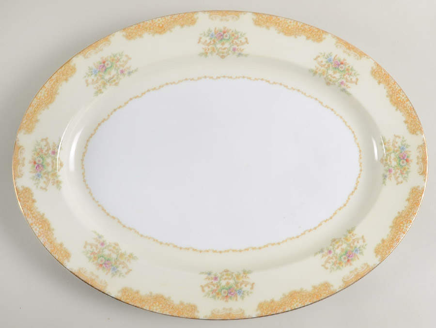 N127 16" Oval Serving Platter by Noritake-1