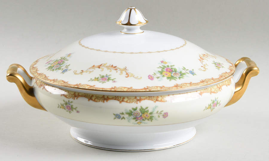 N128 Round Covered Vegetable by Noritake-1