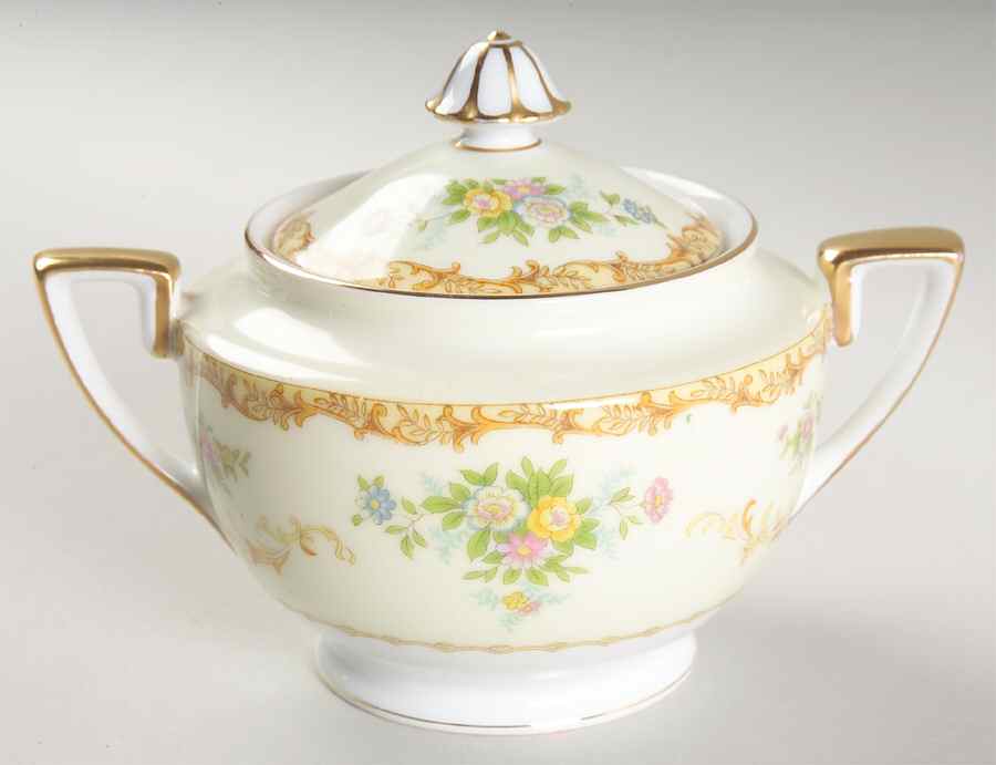 N128 Sugar Bowl & Lid by Noritake-1