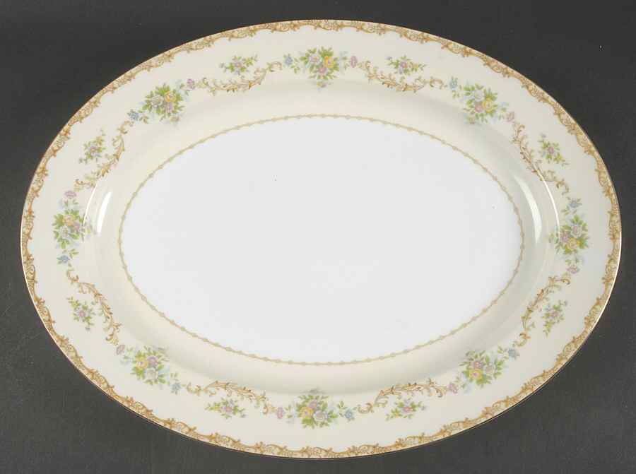 N128 16" Oval Serving Platter by Noritake-1