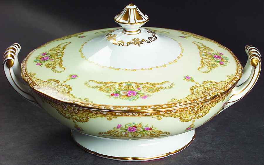 N129 Round Covered Vegetable by Noritake-1