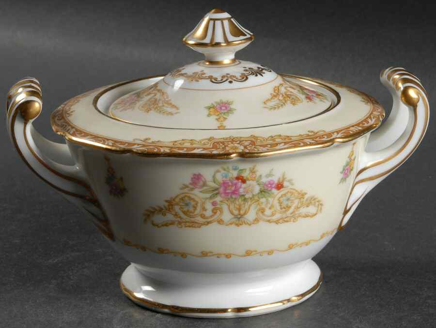 N129 Sugar Bowl & Lid by Noritake-1