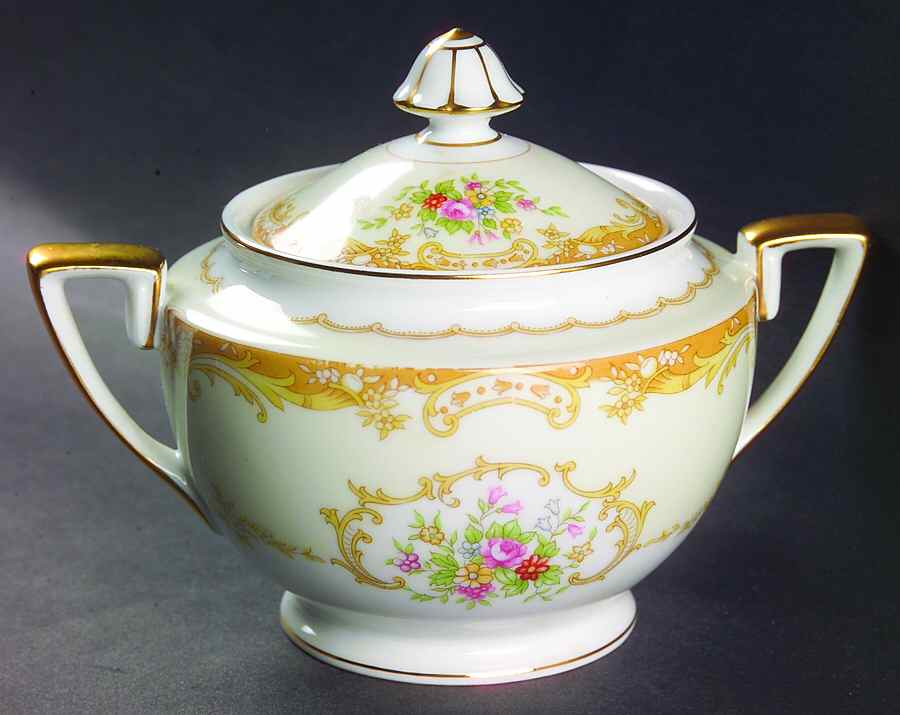 N130 Sugar Bowl & Lid by Noritake-1