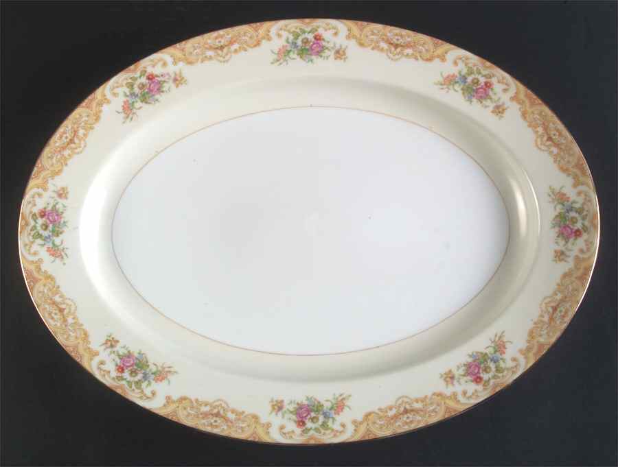 N134 16" Oval Serving Platter by Noritake-1