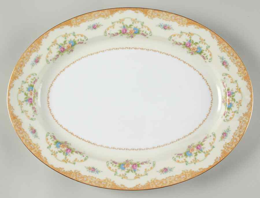 N135 16" Oval Serving Platter by Noritake-1