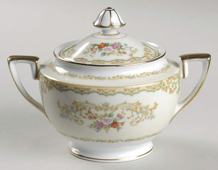 N136 Sugar Bowl & Lid by Noritake-1