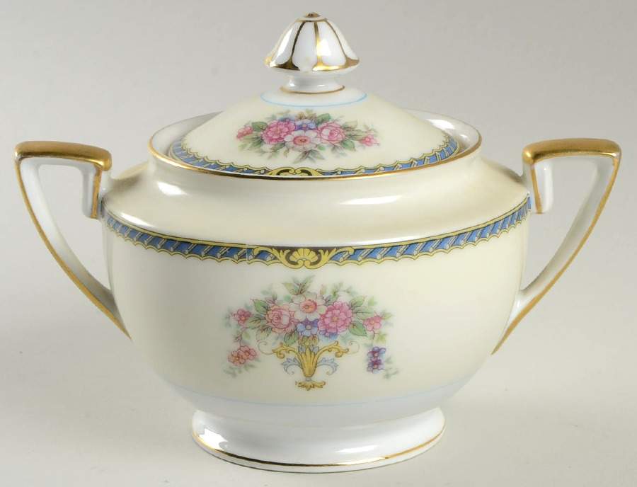 N138 Sugar Bowl & Lid by Noritake-1
