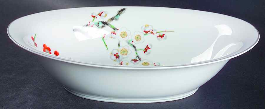 N139 10" Oval Vegetable Bowl by Noritake-1