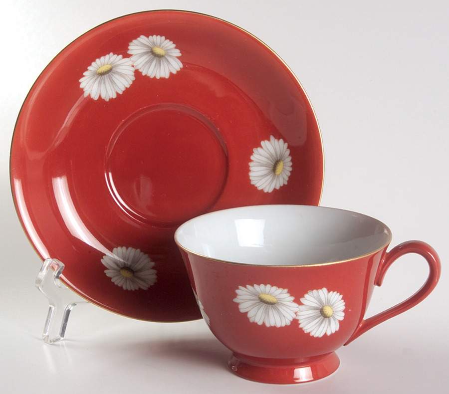 N14 Footed Cup & Saucer Set by Noritake-1