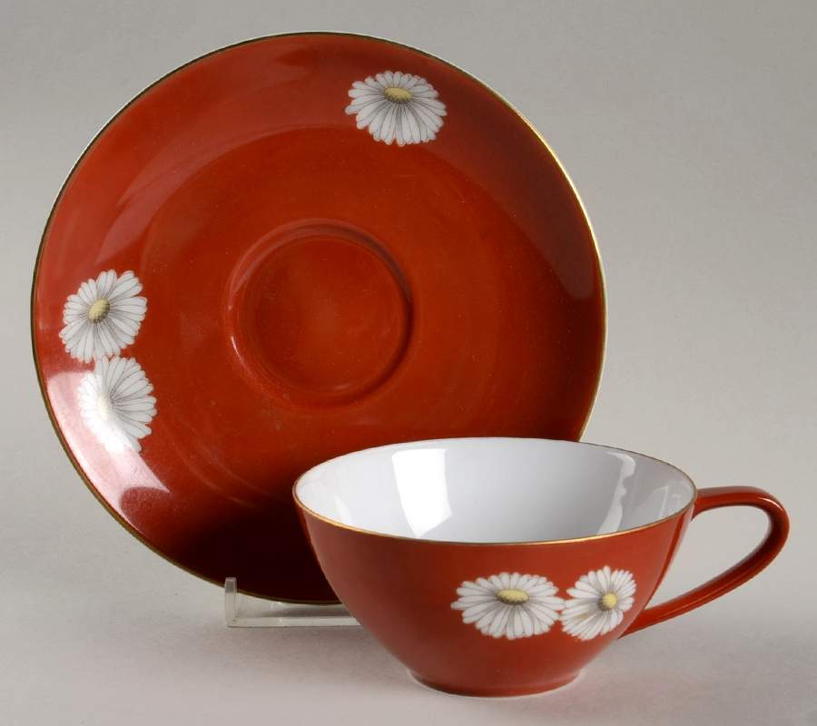 N14 Flat Cup & Saucer Set by Noritake-1