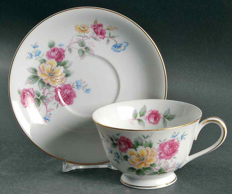 N141 Footed Cup & Saucer Set by Noritake-1