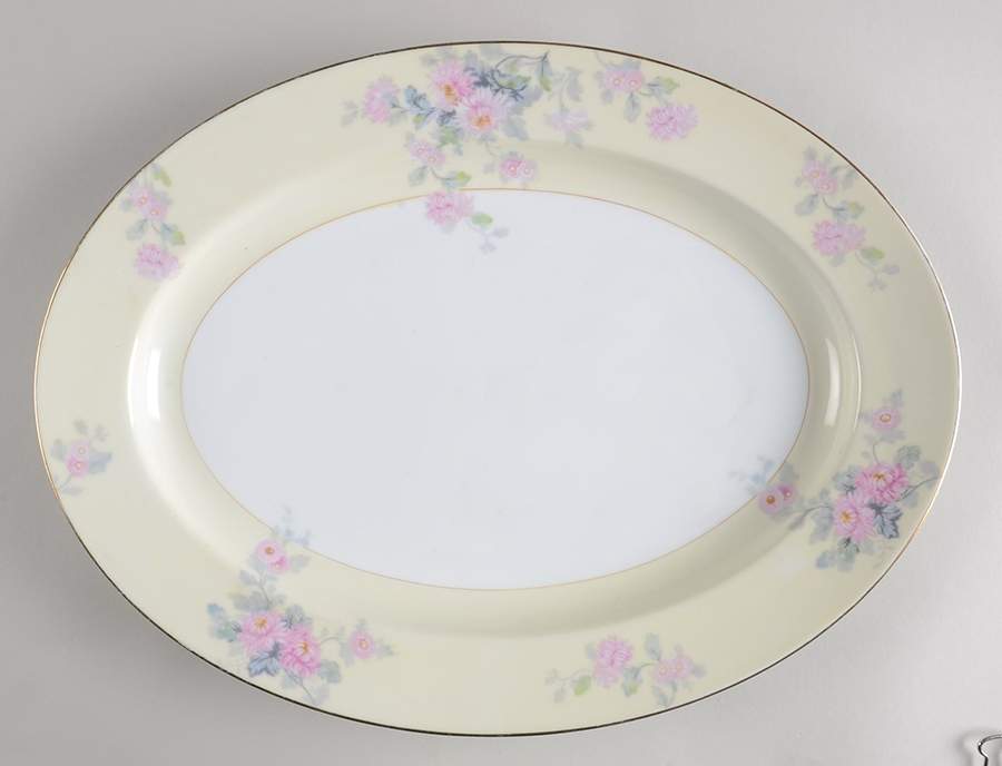 N143 16" Oval Serving Platter by Noritake-1
