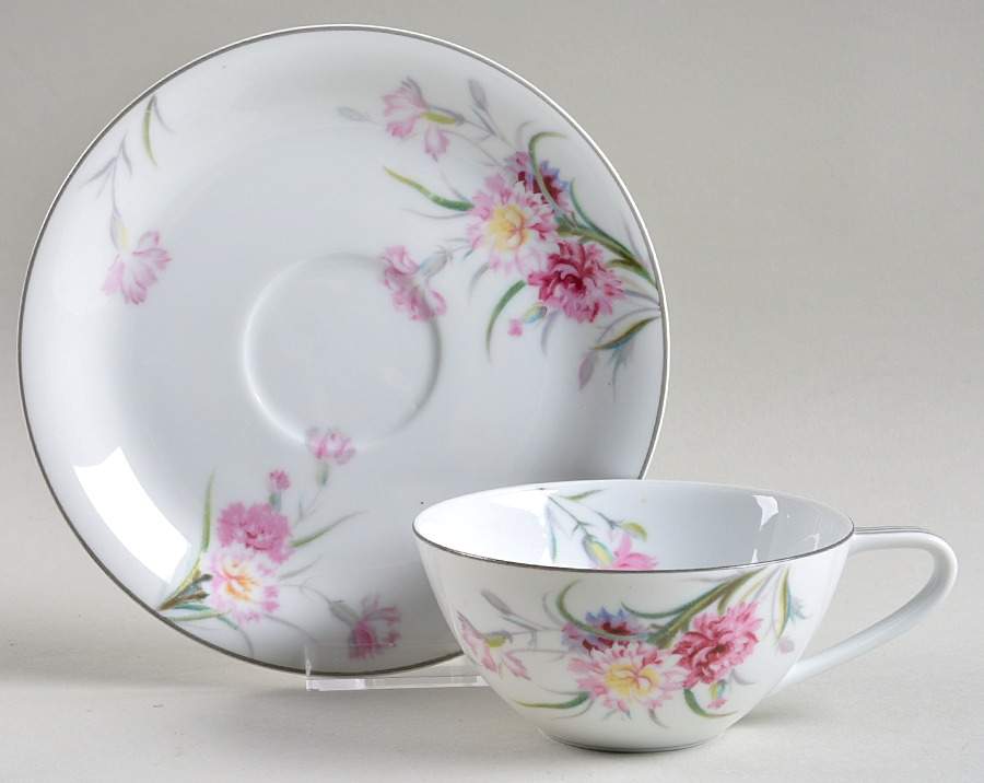 N147 Flat Cup & Saucer Set by Noritake-1