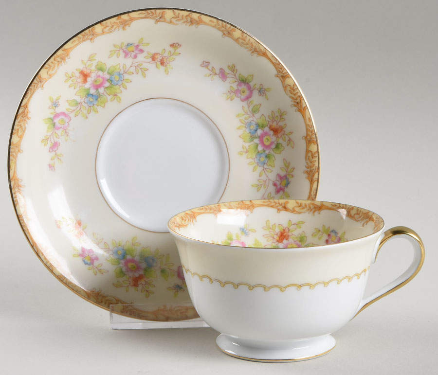 N150 Footed Cup & Saucer Set by Noritake-1