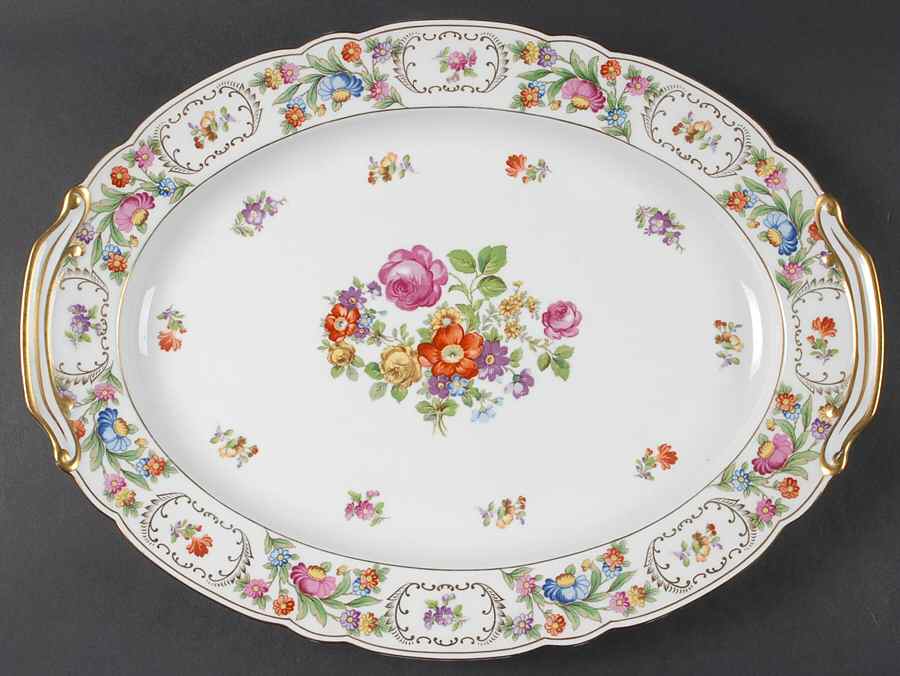 N152 16" Oval Serving Platter by Noritake-1