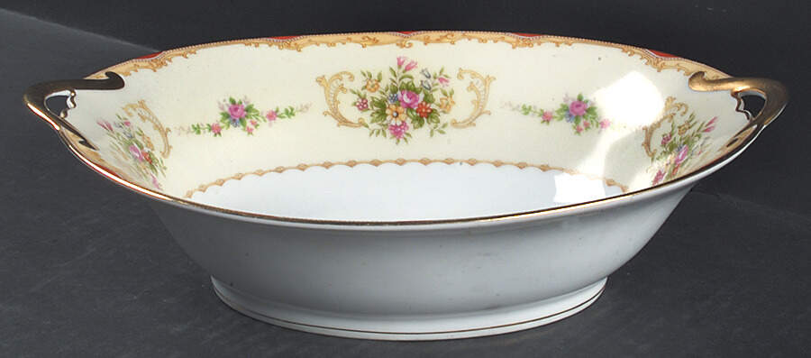 N154 10" Oval Vegetable Bowl by Noritake-1