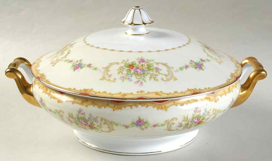 N154 Round Covered Vegetable by Noritake-1