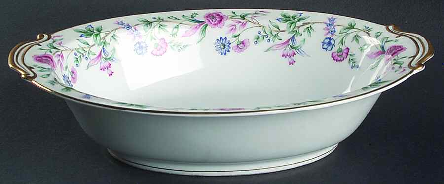 N167 10" Oval Vegetable Bowl by Noritake-1