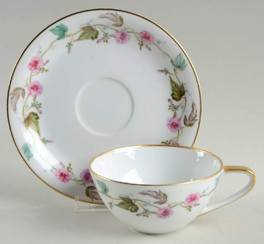N168 Flat Cup & Saucer Set by Noritake-1