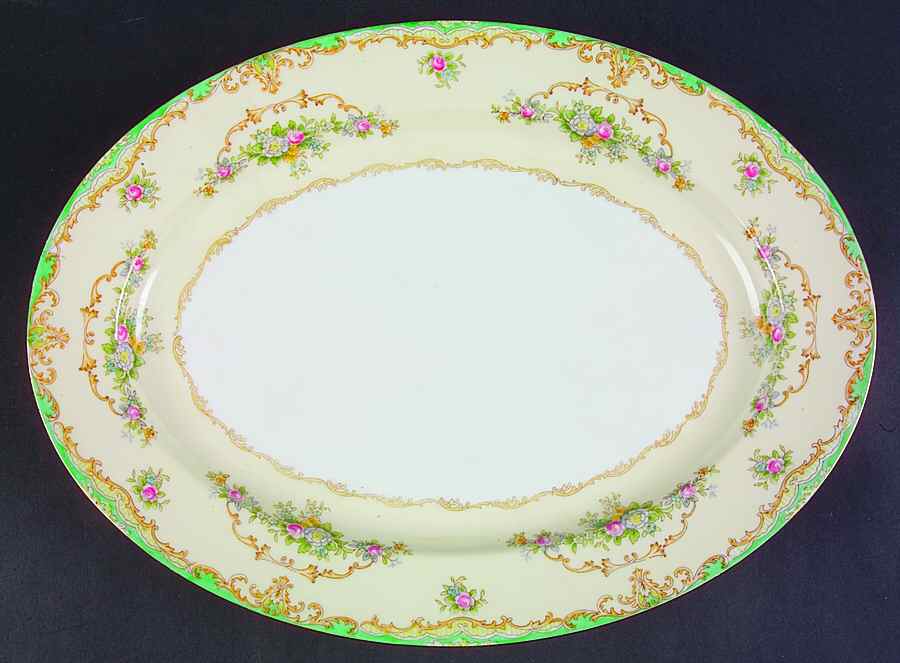 N17 13" Oval Serving Platter by Noritake-1