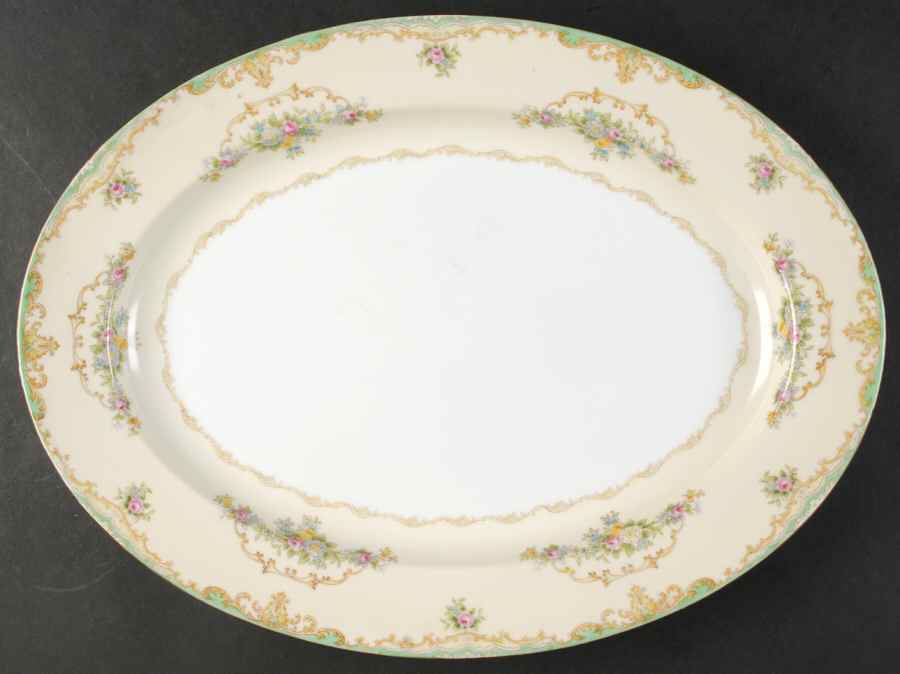 N17 16" Oval Serving Platter by Noritake-1
