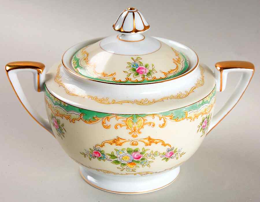 N17 Sugar Bowl & Lid by Noritake-1
