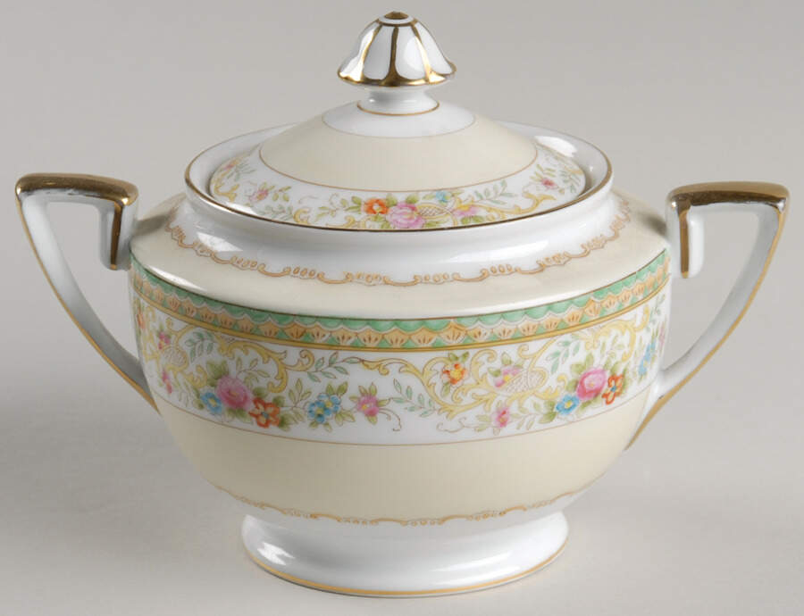 N174 Sugar Bowl & Lid by Noritake-1