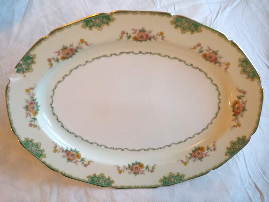 N176 16" Oval Serving Platter by Noritake-1