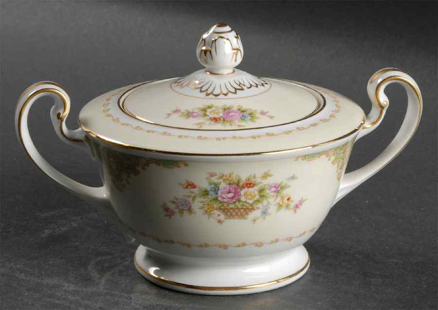 N177 Sugar Bowl & Lid by Noritake-1