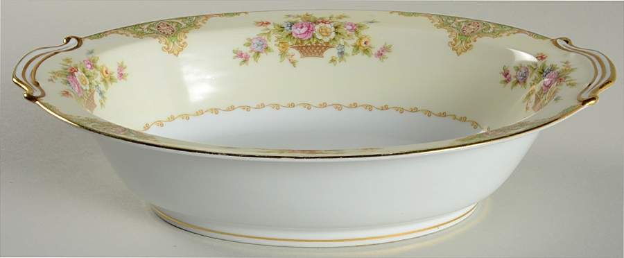 N177 10" Oval Vegetable Bowl by Noritake-1
