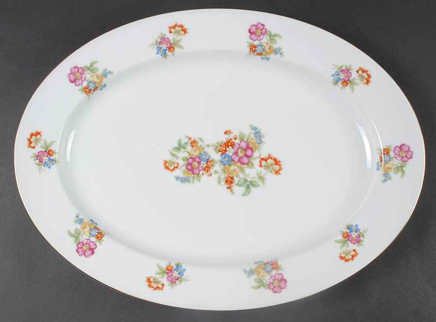 N178 16" Oval Serving Platter by Noritake-1