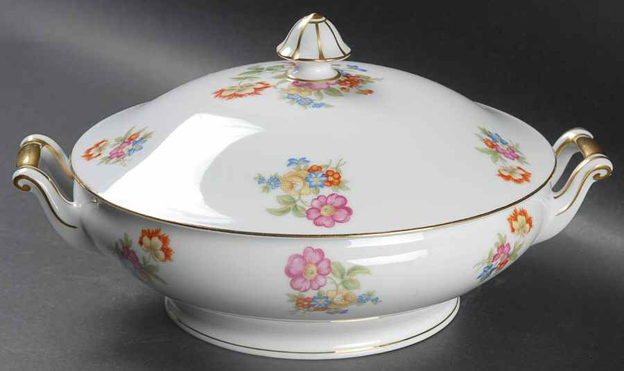 N178 Round Covered Vegetable by Noritake-1