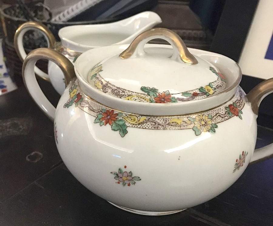N182 Sugar Bowl & Lid by Noritake-1
