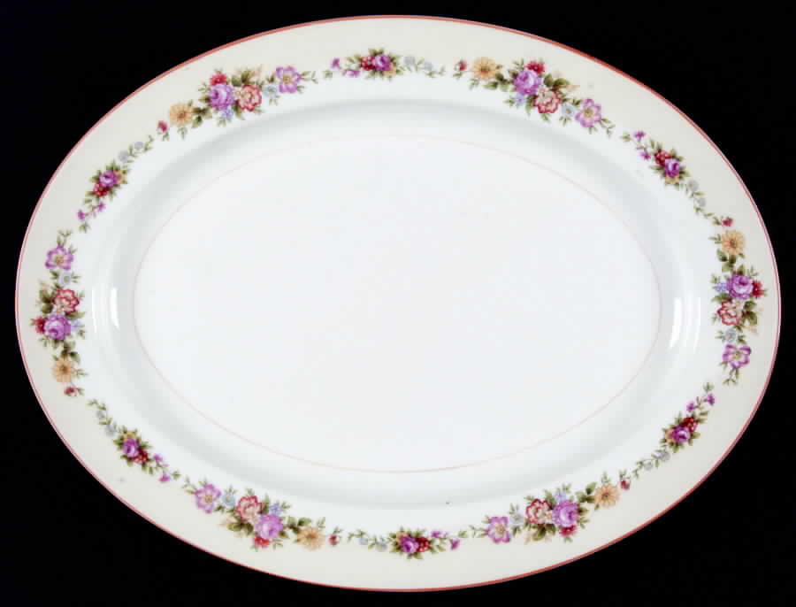 N187 11" Oval Serving Platter by Noritake-1