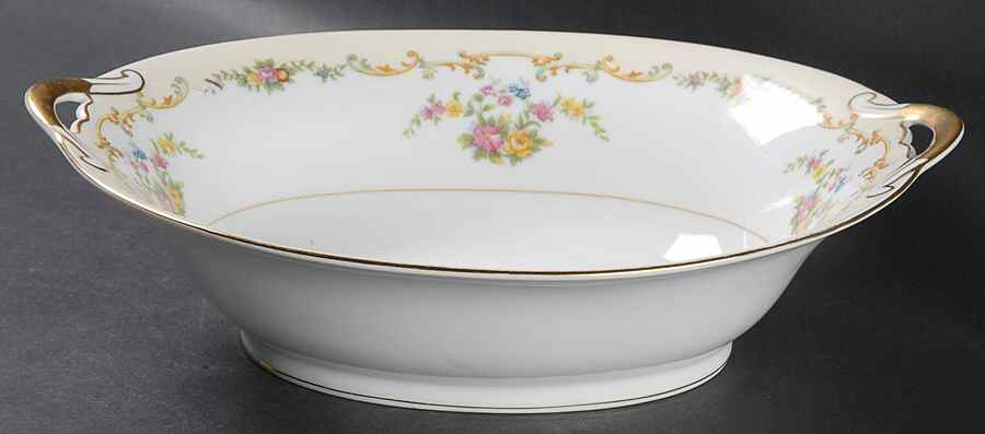 N189 10" Oval Vegetable Bowl by Noritake-1