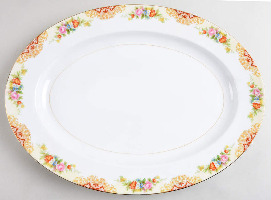 N191 16" Oval Serving Platter by Noritake-1