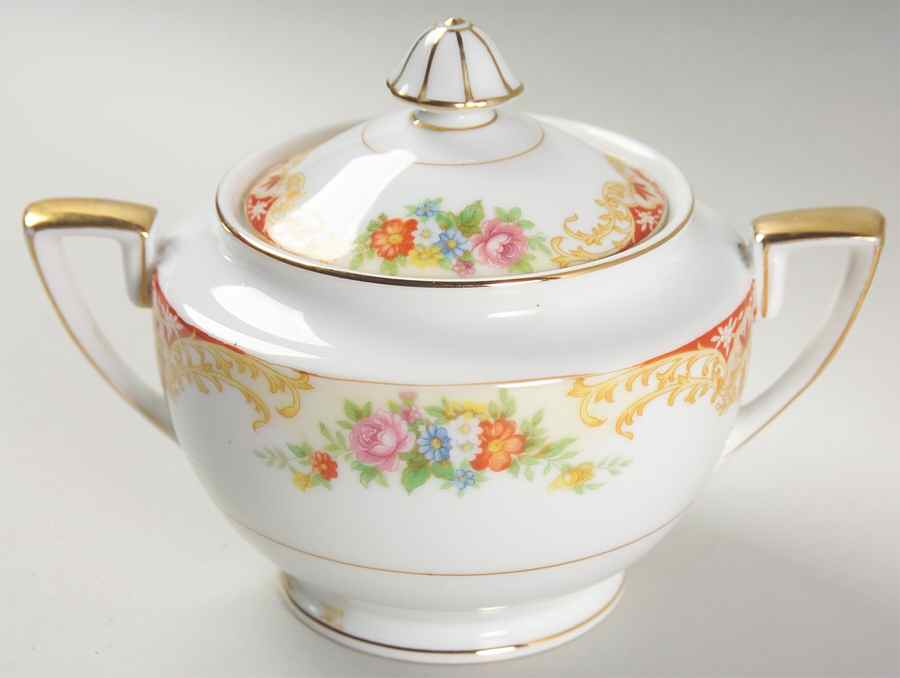 N191 Sugar Bowl & Lid by Noritake-1