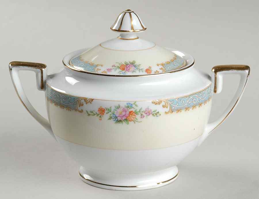 N193 Sugar Bowl & Lid by Noritake-1
