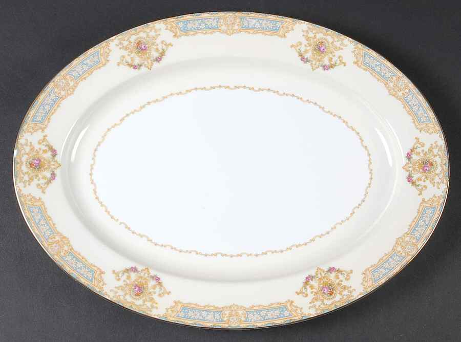N194 13" Oval Serving Platter by Noritake-1