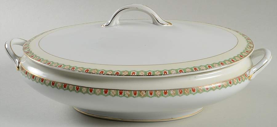 N195 Oval Covered Vegetable by Noritake-1