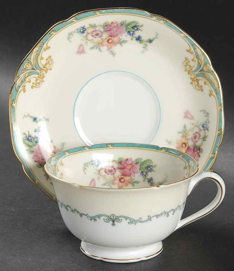 N205 Footed Cup & Saucer Set by Noritake-1