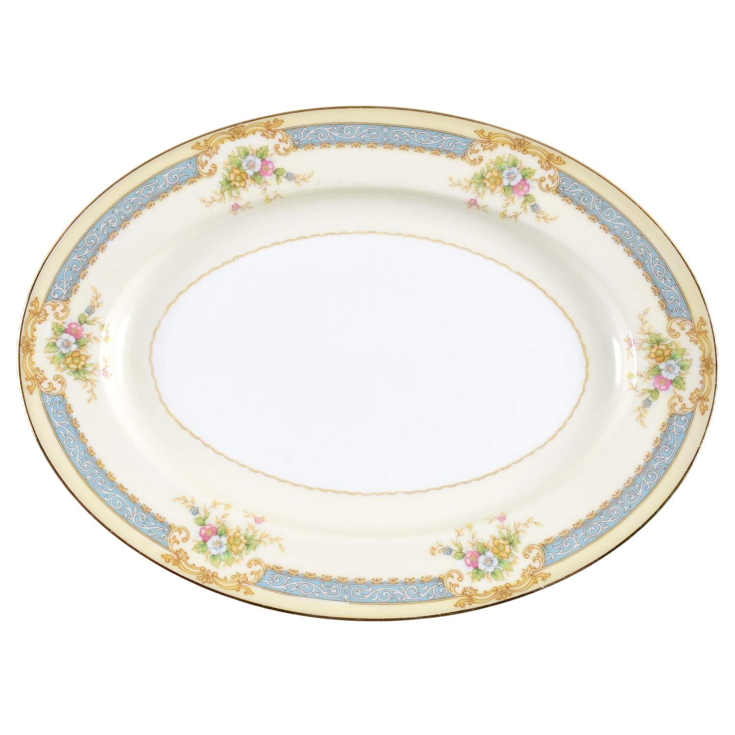 N21 11" Oval Serving Platter by Noritake-1
